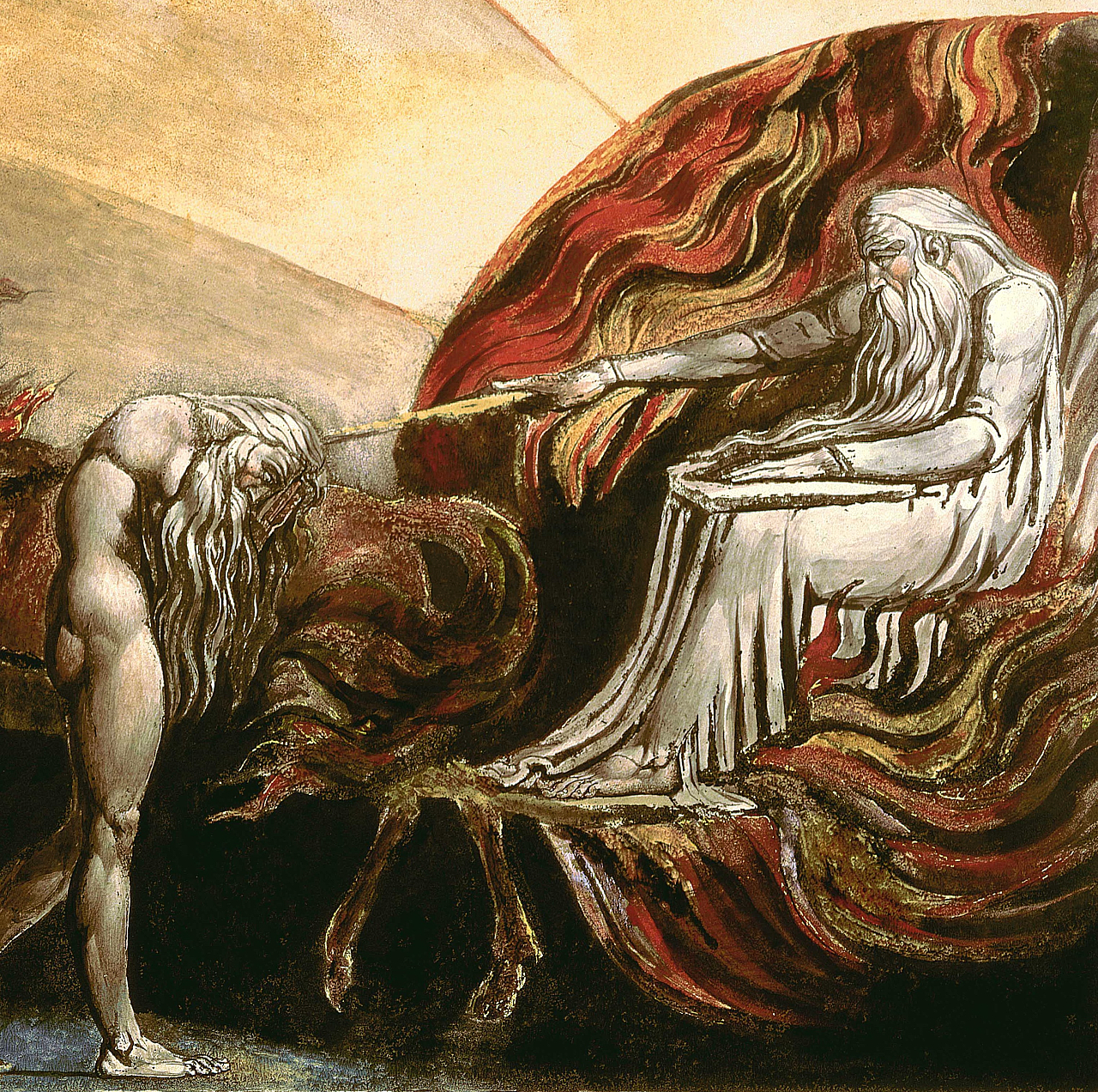 God Judging Adam, William Blake
